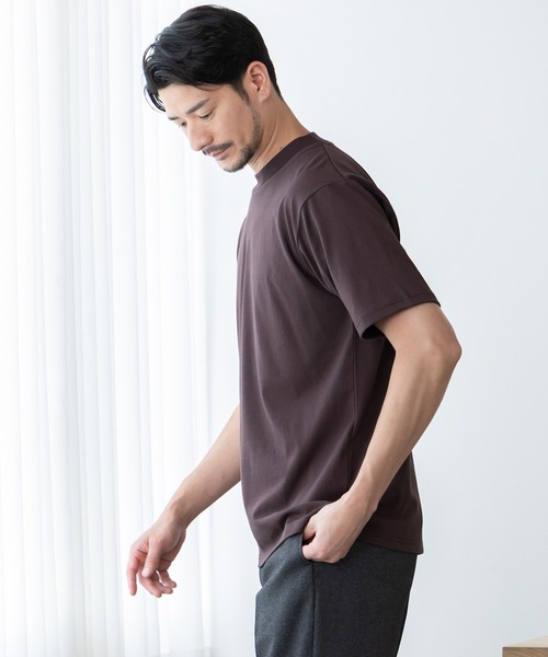 BTZ TOKYO tシャツ 速乾 「半袖モックネックTシャツ」防臭+接触冷感+