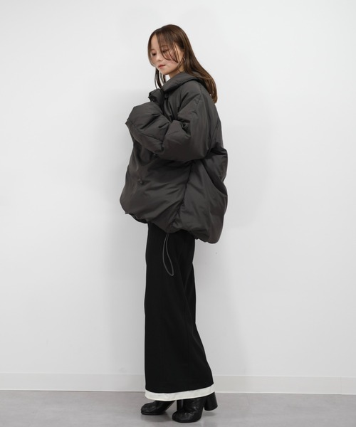 Reurie'（レウリィ） ダウンジャケット FREE チャコールグレー