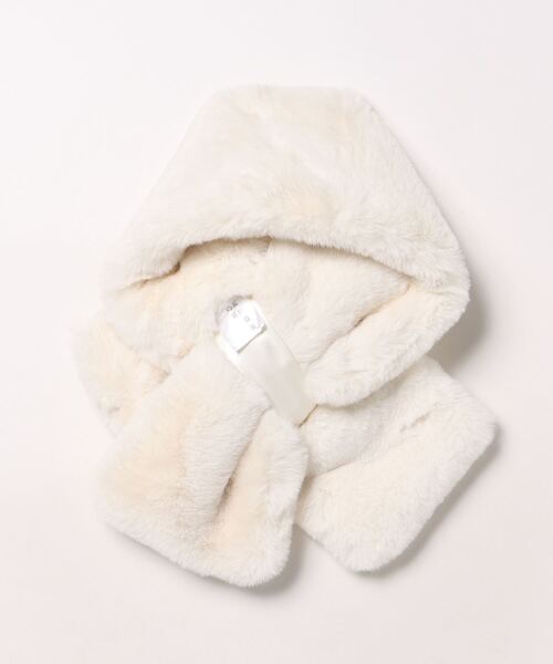「Heather」 マフラー ONE SIZE ブラック レディース_画像3