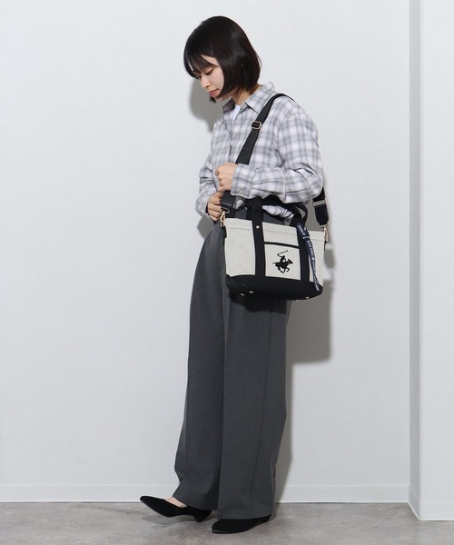 「BEVERLY HILLS POLO CLUB」 トートバッグ FREE ベージュ レディース_画像8