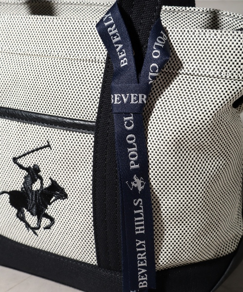 「BEVERLY HILLS POLO CLUB」 トートバッグ FREE ベージュ レディース_画像9