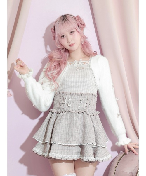 NOEMIE（ノエミー） スカート キラキラツイードハートビジュースカパン