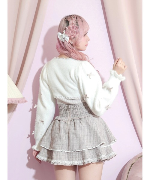 NOEMIE（ノエミー） スカート キラキラツイードハートビジュースカパン