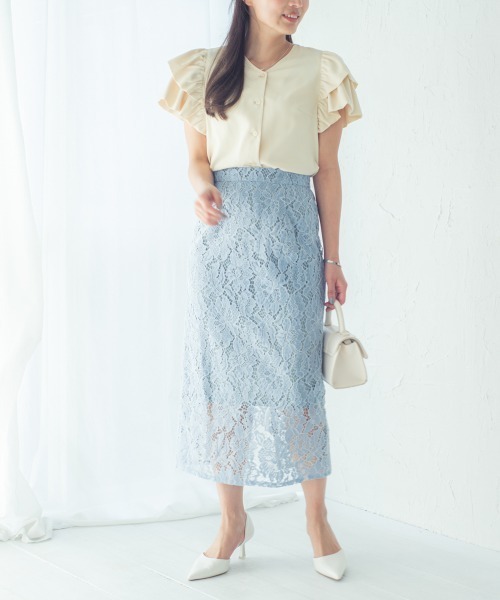 「Petitjo」 タイトスカート - グレー レディース_画像5