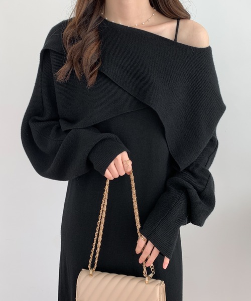 「ABITOKYO」 コンビワンピース FREE アイボリー レディース_画像3