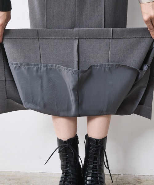 「CHIC STYLE」 ロングスカート M ブラック レディース_画像8