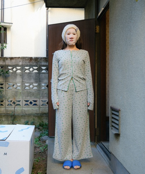 PAMM（パム） tシャツ 花や実や葉のワッフルブラトップス レディース