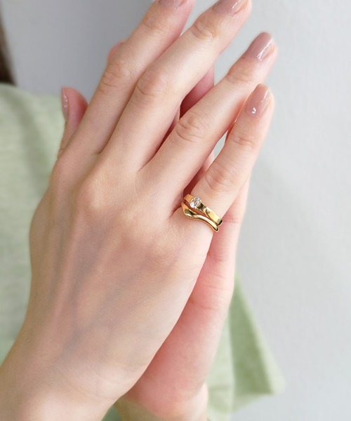 「NOIR DE POUPEE」 リング 3号 ゴールド レディース_画像7