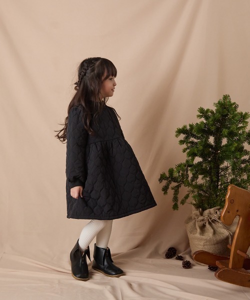 「riziere」 「KIDS」長袖ワンピース 150 ブラック キッズ_画像4