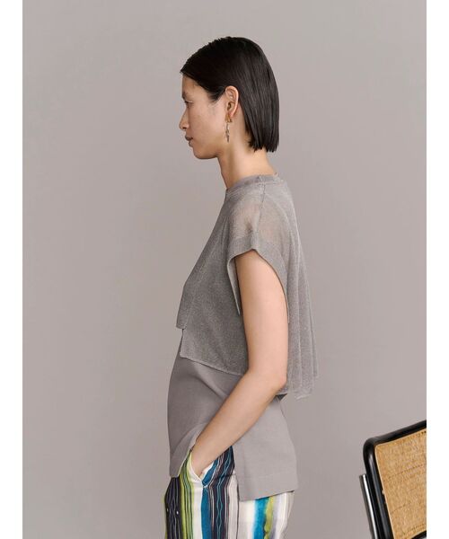UN3D.（アンスリード） タンクトップ ノースリーブ BASIC KNIT TT