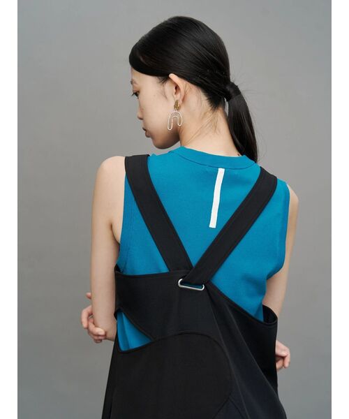 タンクトップ ノースリーブ BASIC KNIT TT / ベーシックニットタンクトップ レディースの画像