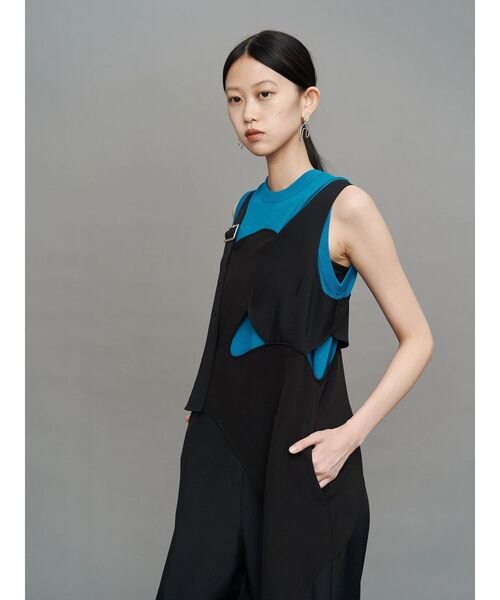 タンクトップ ノースリーブ BASIC KNIT TT / ベーシックニットタンクトップ レディースの画像