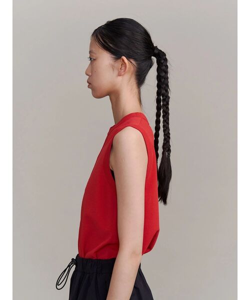 タンクトップ ノースリーブ BASIC KNIT TT / ベーシックニットタンクトップ レディースの画像