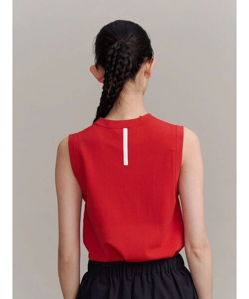 タンクトップ ノースリーブ BASIC KNIT TT / ベーシックニットタンクトップ レディースの画像
