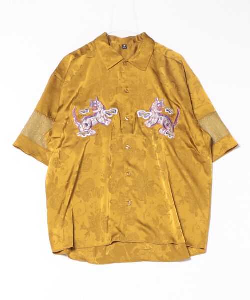 チャイハネ（CAYHANE） シャツ 「チャイハネ」ネリナラ開襟MEN'Sシャツ