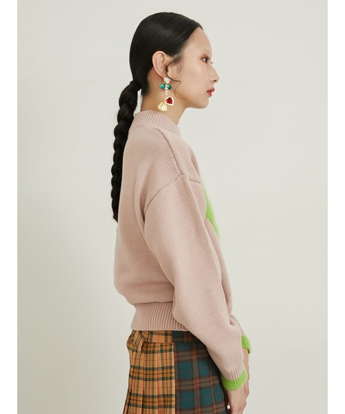「PAMEO POSE」 長袖ニット FREE ブルー レディース_画像9