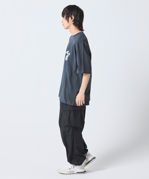 tシャツ 「オンライン限定」LACOSTE オーバーサイズ ロゴプリント 鹿の子地Tシャツ メンズ レディースの画像