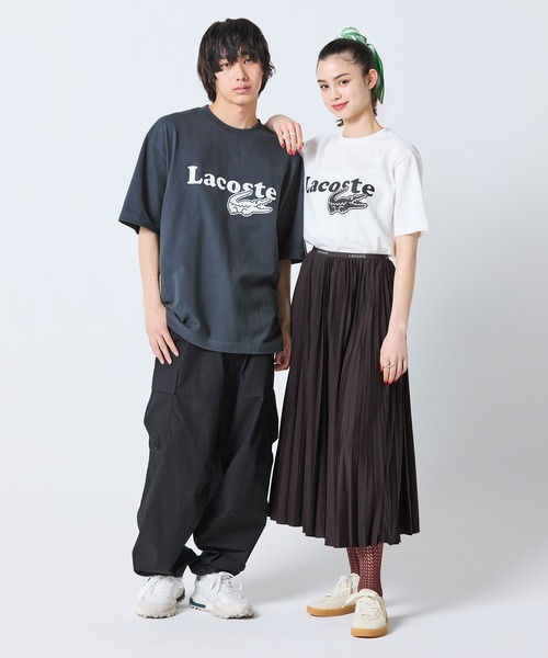 LACOSTE（ラコステ） tシャツ 「オンライン限定」オーバーサイズ ロゴ