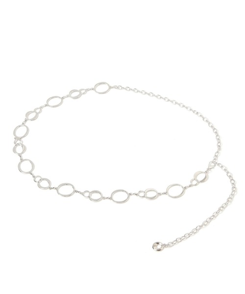ドロップモチーフ　デザインチェーンベルト Heather（ヘザー） ベルト モチーフチェーンベルト 663484 レディース