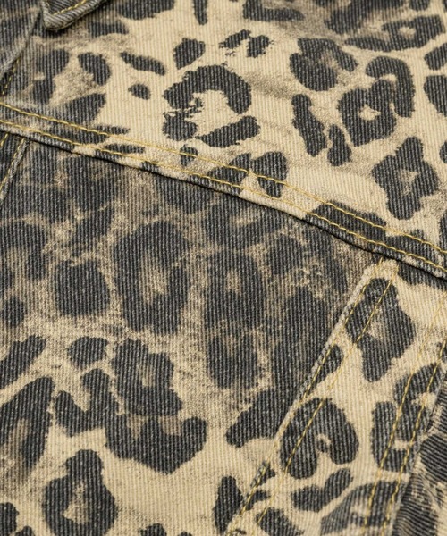 「INTER FACTORY」 デニムジャケット FREE ブラウン レディース_画像2