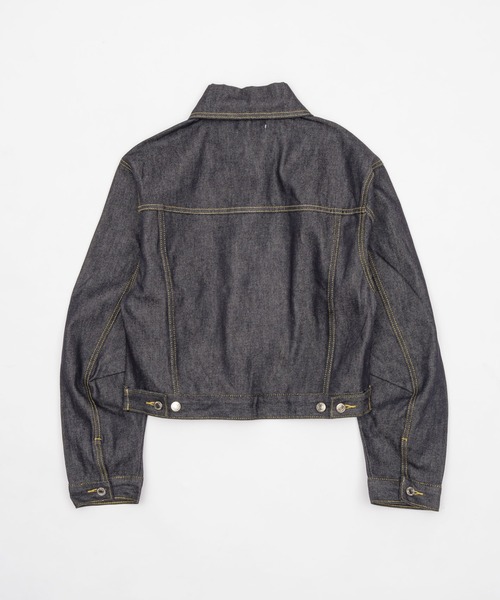 「INTER FACTORY」 デニムジャケット FREE ブラウン レディース_画像4