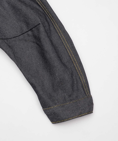 「INTER FACTORY」 デニムジャケット FREE ブラウン レディース_画像8