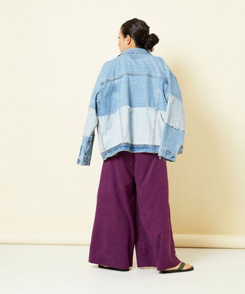 「Freada」 イージーパンツ ONE SIZE ブラック レディースの画像