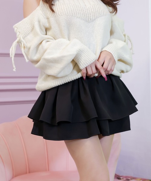 「Diable baiser」 キュロット X-LARGE ブラック レディース_画像2