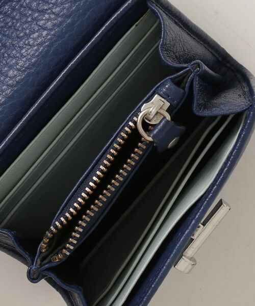 「CARVEN」 ワンポイント財布 - ブルー レディース_画像4