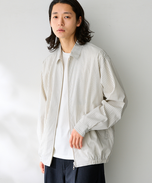 値下げ　CULIN ストライプ ブルゾン　サイズ1 COMOLI (コモリ) ストライプ ブルゾン