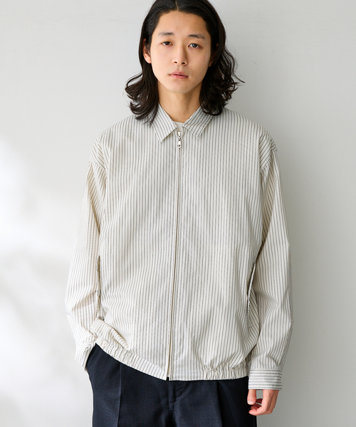 B.C STOCK（ベーセーストック） コート ジャケット FORHUS ストライプ