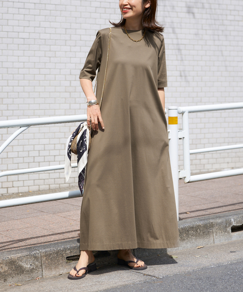 VERMEIL par iena（ヴェルメイユパーイエナ） ワンピース 半袖 Smooth