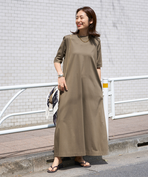 VERMEIL par iena（ヴェルメイユパーイエナ） ワンピース 半袖 Smooth