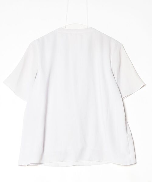 「RHYME」 半袖ブラウス M グレー レディース_画像2