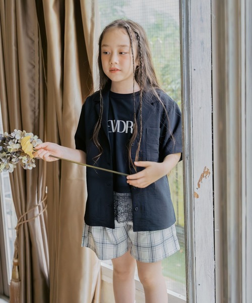 GUCCI（グッチ） 「KIDS」ストライプ柄長袖シャツ - ブルー キッズ