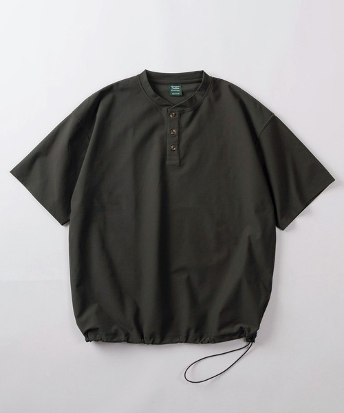 ヘンリーネック tシャツ 「84」クラウドサーフニット 無地 ヘンリー