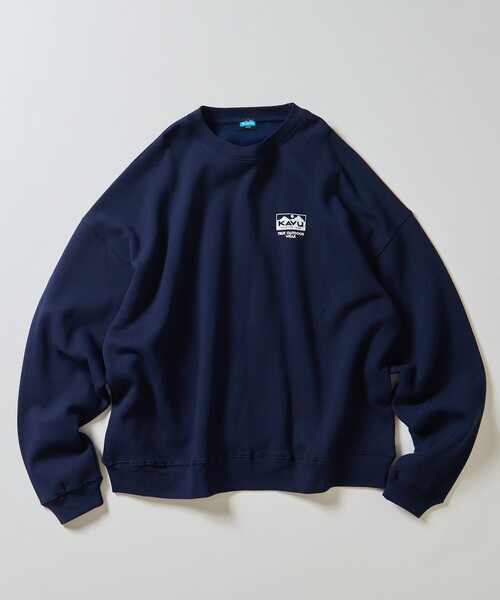 「FREAK'S STORE」 「KAVU」スウェットカットソー SMALL チャコールグレー メンズ_画像3