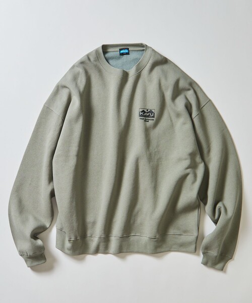「FREAK'S STORE」 「KAVU」スウェットカットソー SMALL チャコールグレー メンズ_画像5