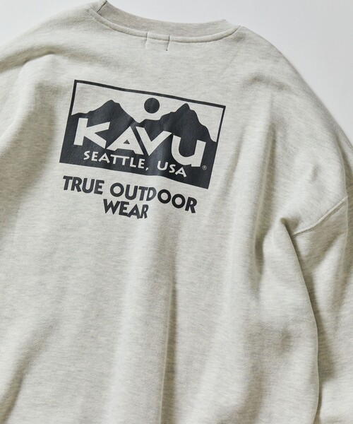 「FREAK'S STORE」 「KAVU」スウェットカットソー SMALL チャコールグレー メンズ_画像9
