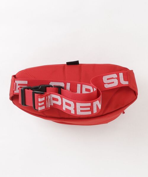 シュプリームボディバッグウエストポーチレザーレッドバッグ Supreme（シュプリーム） ウエストバッグ - レッド メンズ : ZOZOTOWN