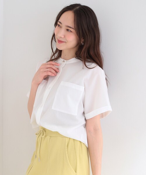 SHOO・LA・RUE（シューラルー） ブラウス シャツ 半袖 「通気性/UV/S