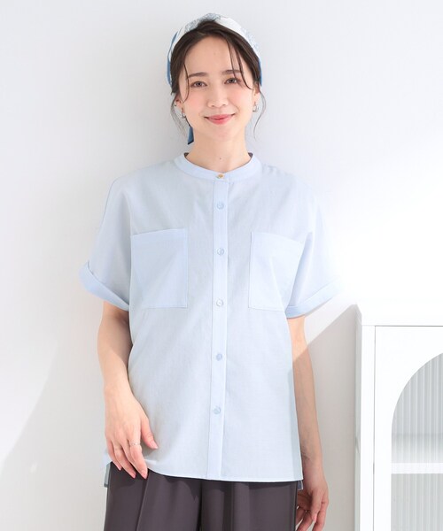 SHOO・LA・RUE（シューラルー） ブラウス シャツ 半袖 「通気性/UV/S