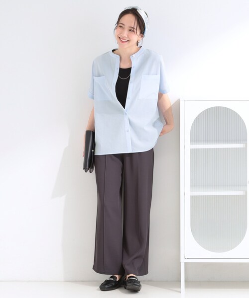 SHOO・LA・RUE（シューラルー） ブラウス シャツ 半袖 「さらり快適