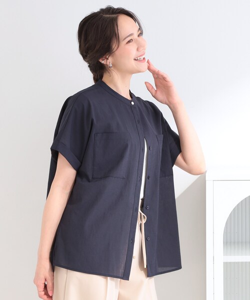 SHOO・LA・RUE（シューラルー） ブラウス シャツ 半袖 「さらり快適