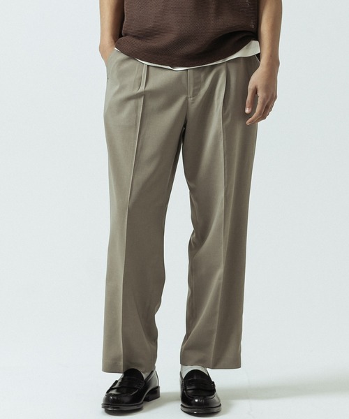 SLICK（スリック） ワイドパンツ スラックス 「SLICK/スリック」Linen