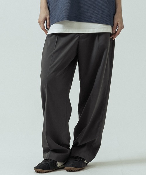 SLICK（スリック） ワイドパンツ スラックス 「SLICK/スリック」Linen