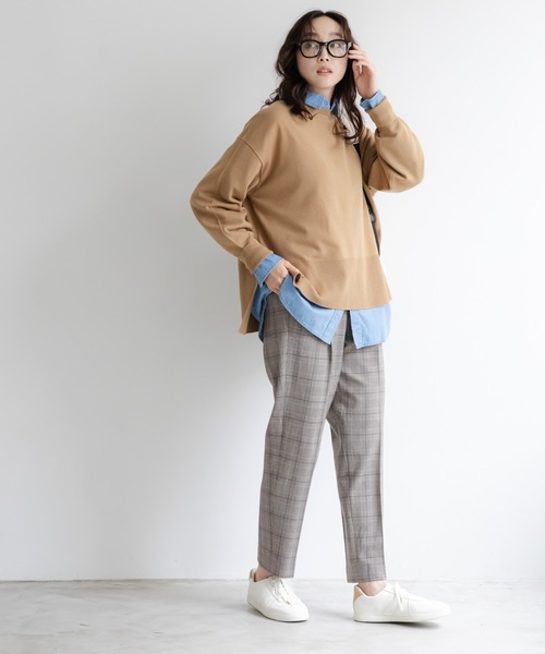 「Elura」 スラックス MEDIUM ブラック×ホワイト レディース_画像4