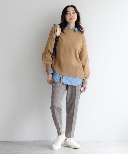 「Elura」 スラックス MEDIUM ブラック×ホワイト レディース_画像5