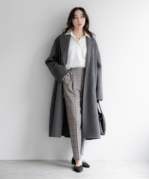 「Elura」 スラックス MEDIUM ブラック×ホワイト レディース_画像8