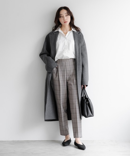 「Elura」 スラックス MEDIUM ブラック×ホワイト レディース_画像9